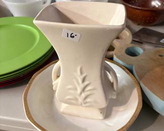 . . . McCoy classic white vase