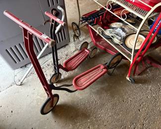 . . . vintage toy scooters -- some new that just need assembly!
