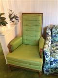 Beautifully upholstered 1960's chair