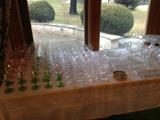 Lots of beautiful glass including pink and green depression