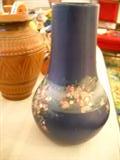 Weller Pottery Blue Drapery Vase