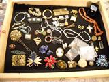 Fine jewelry, charm bracelets, Victorian cameo brooch 14K, Art Nouveau brooch, etc.