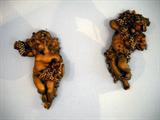 Cherub wall plaques