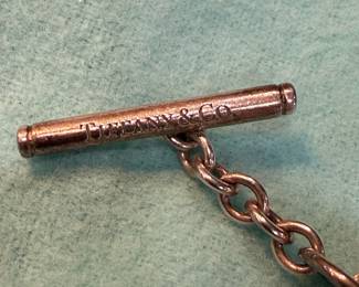 TIFFANY & CO. Sterling Silver Sommerset Mesh Link Toggle Bracelet