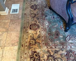 Handmade Indian Jaipur Collection 9'6" x 13'6" Area Rug