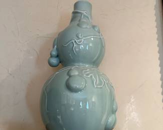 Chinese Celadon Porcelain Double Gourd Wine Bottle