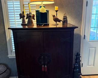 Pier One Chinoiserie Style Cabinet