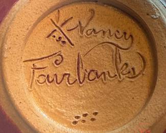 NANCY FAIRBANKS Handmade Pottery Vase