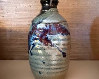 Handmade Clay Coyote Pottery Vase - Hutchinson MN