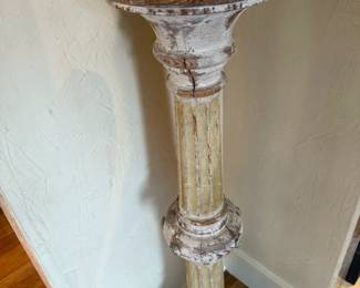 Antique Architectural Salvage Church Wood Column