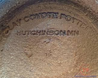 Handmade Clay Coyote Pottery Vase - Hutchinson MN