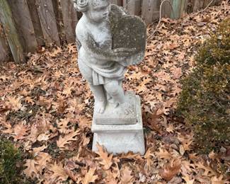 Outdoor Cherub Statue