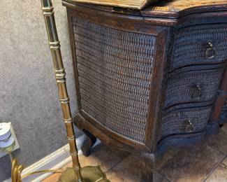 Wicker Rattan 6 Drawer Chest