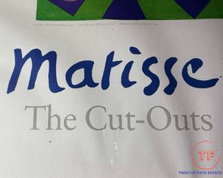 Matisse "The Cut-Outs" 1977 National Gallery of Art Framed Exhibition Poster