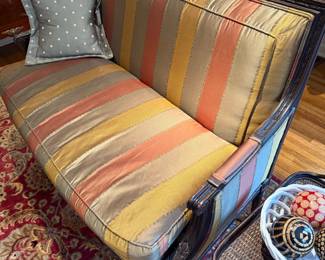 Stickley Upholstered French Victorian Style Loveseat