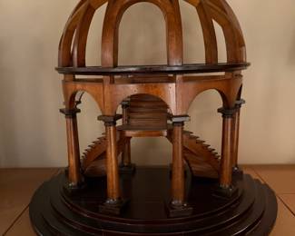 Demi Dome Museum Wood Architectural Model by Authentic Models
