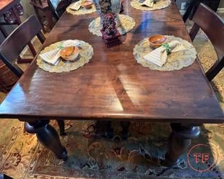 POTTERY BARN Farmhouse Style Dining Room Table Set