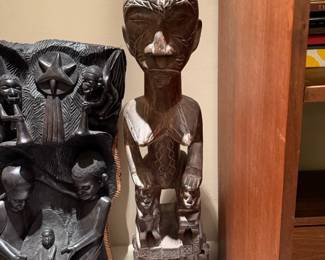 African Tribal Hand Carved Fertility Sculpture
