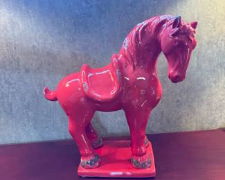Chinese Ceramic Horse Sculpture