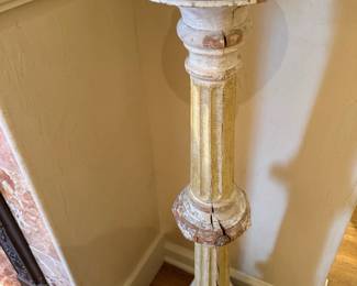 Antique Architectural Salvage Church Wood Column