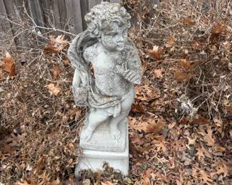Outdoor Cherub Statue