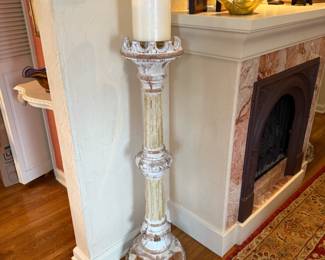 Antique Architectural Salvage Church Wood Column