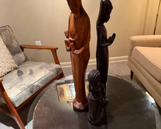 African Hand Carved Religious Sculptures