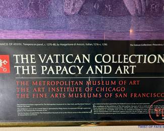 The Vatican Collections The Papacy and Art Framed Exhibit Poster