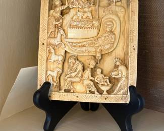Metropolitan Museum of Art Byzantine Nativity Plaque