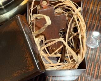 Iron Cross and Nail in Iron Box by JAN BARBOGLIO