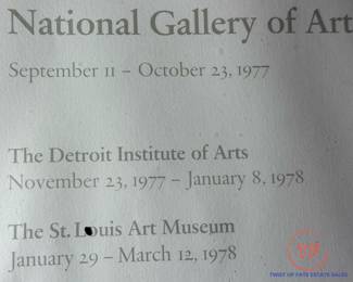 Matisse "The Cut-Outs" 1977 National Gallery of Art Framed Exhibition Poster