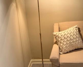 Shovel Head Brass Pharmacy Style Floor Lamp