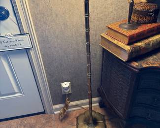 Brass Bamboo Floor Lamp