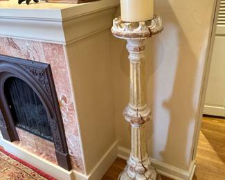 Antique Architectural Salvage Church Wood Column