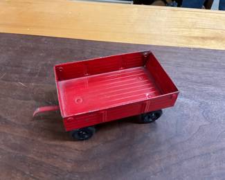 1976 ERTL Red Pressed Steel Toy Farm Wagon