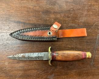 Double Blade Daggar Knife w/Sheath