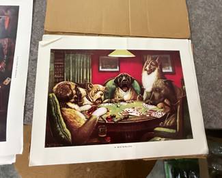 Dogs Playing Poker Series Print "A Waterloo"
