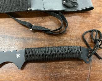 Snake Eye Tactical Black Fantasy Sword w/Sheath