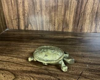 Brass Turtle Trinket Dish