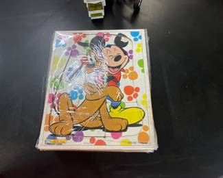 Disney Mickey Mouse & Pluto Wooden Children's Jigsaw Puzzle