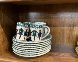 Gibson Designs Stoneware Plates & Mugs