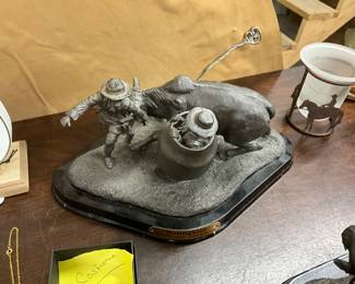 Bull Fighter - American Legacy Rodeo Collection Pewter Sculpture