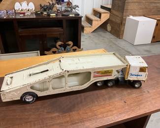 1980's Nylint GMC Astro 95 Auto Transport Toy Truck