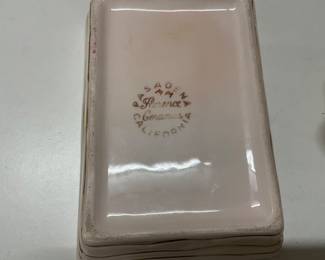 Florence Ceramics Trinket Dish w/Cover - Pasadena CA