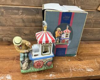 Waco Melody in Motion Peanut Vendor Bisque Porcelain Figurine