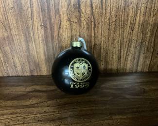 Bristol TN/VA Glass Christmas Ornament