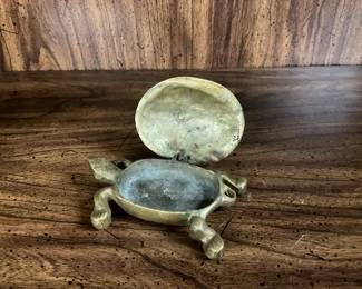 Brass Turtle Trinket Dish