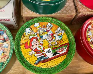 1984 Keebler Holiday Cookie Tin