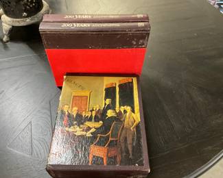 1976 Hard Cover Book 200 Yrs Bicentennial Illustrated History of the United States