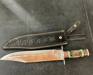Knife & Leather Sheath